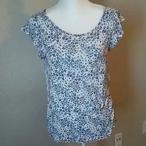 Blue Floral top